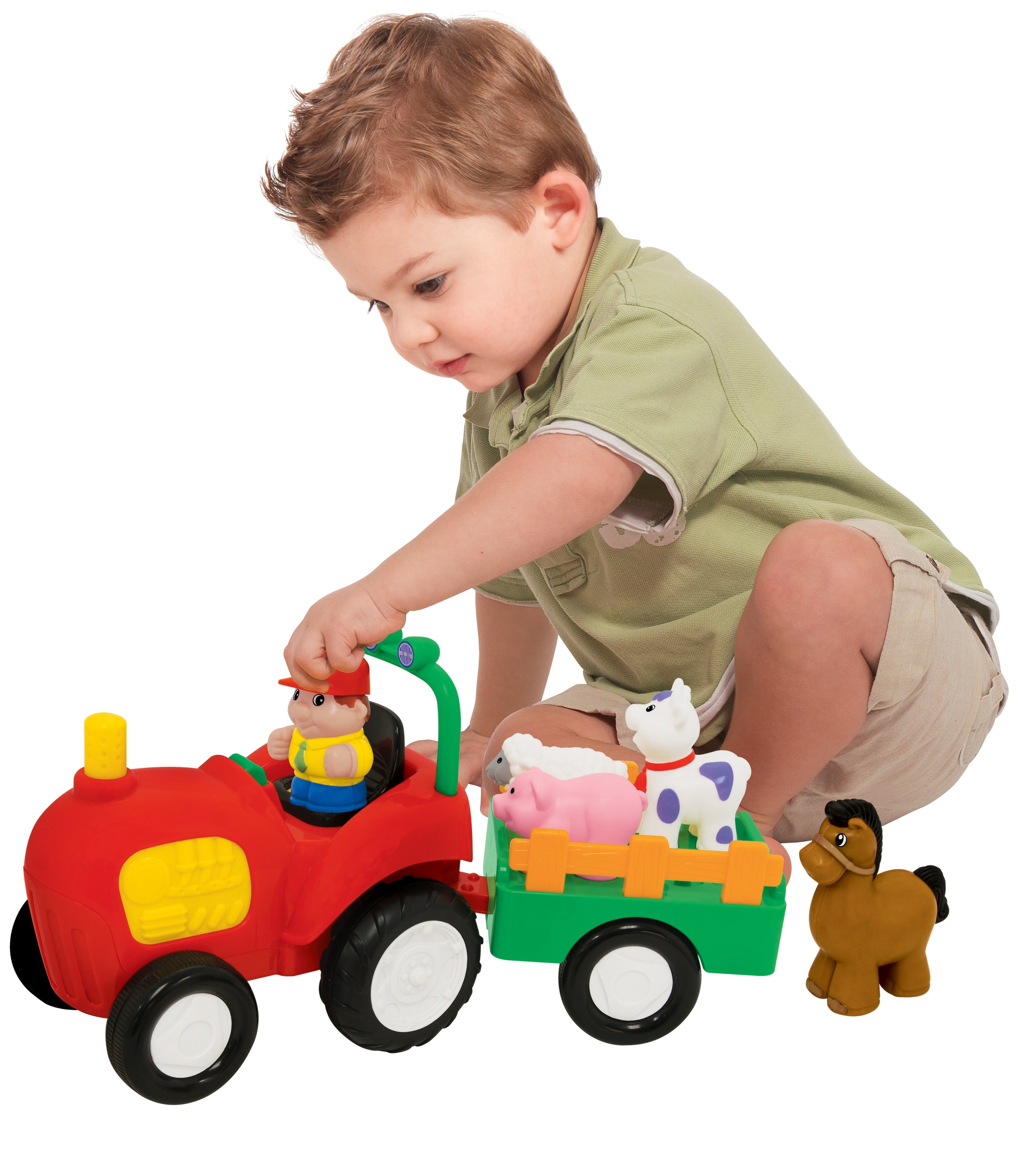 KID, Traktor med tilhenger og gårdsdyr