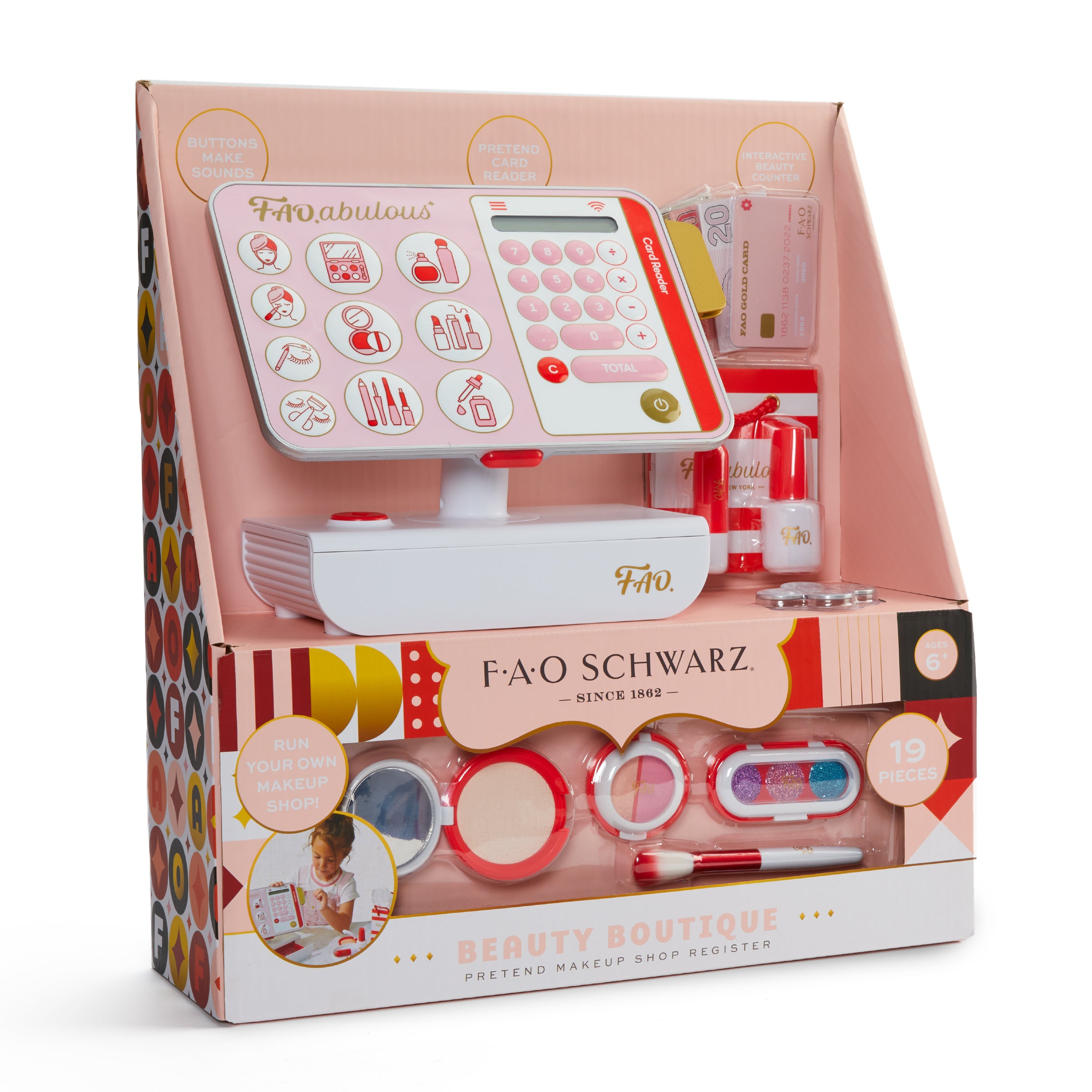 FAO SCHWARZ Sminkbutikk med kassasystem