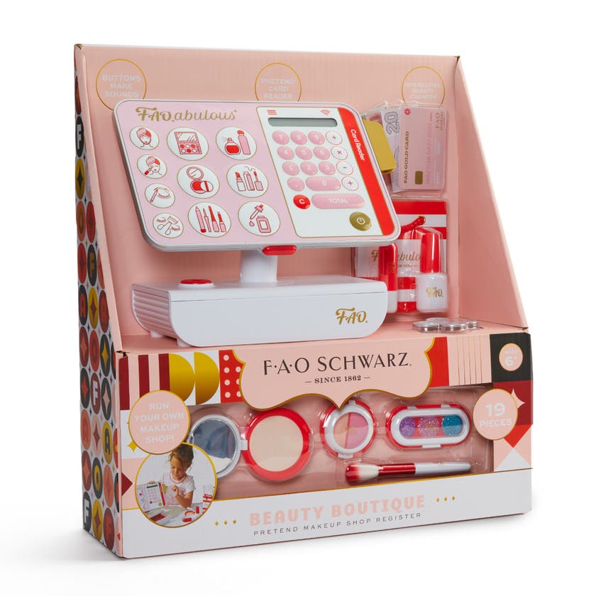 FAO SCHWARZ Sminkbutikk med kassasystem