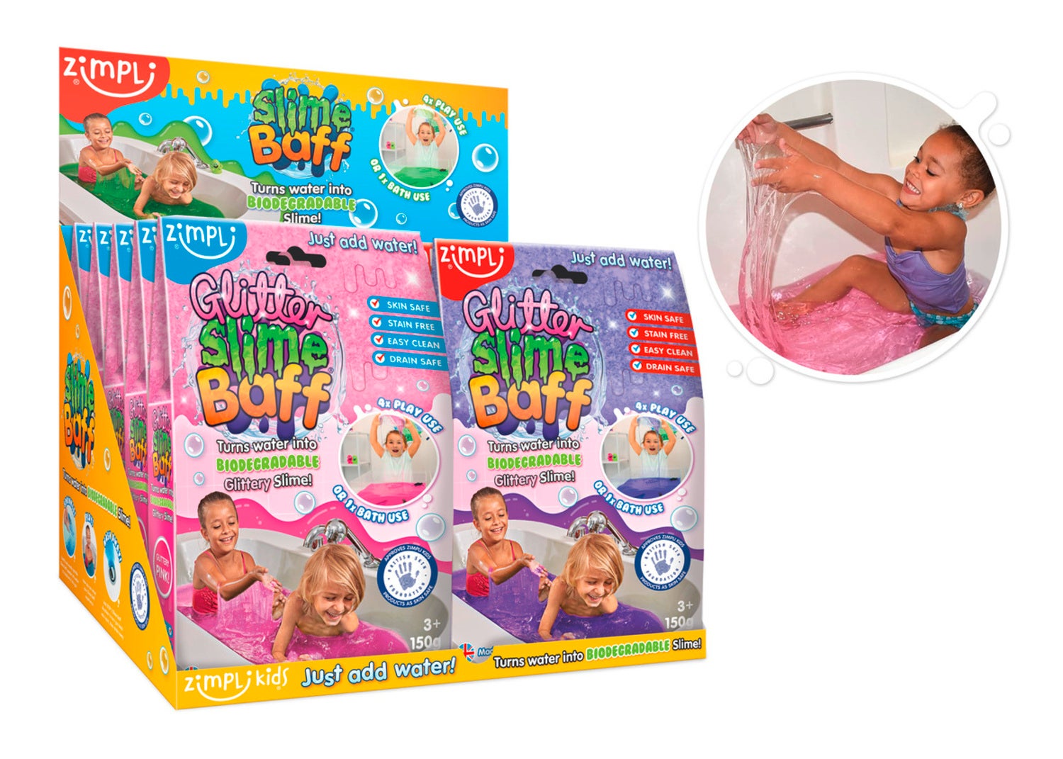 Zimpli Kids Glitter Slime Baff