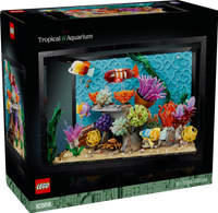 LEGO® Icons Tropisk akvarium. Hobbysett. Byggbart akvarium for voksne 10366