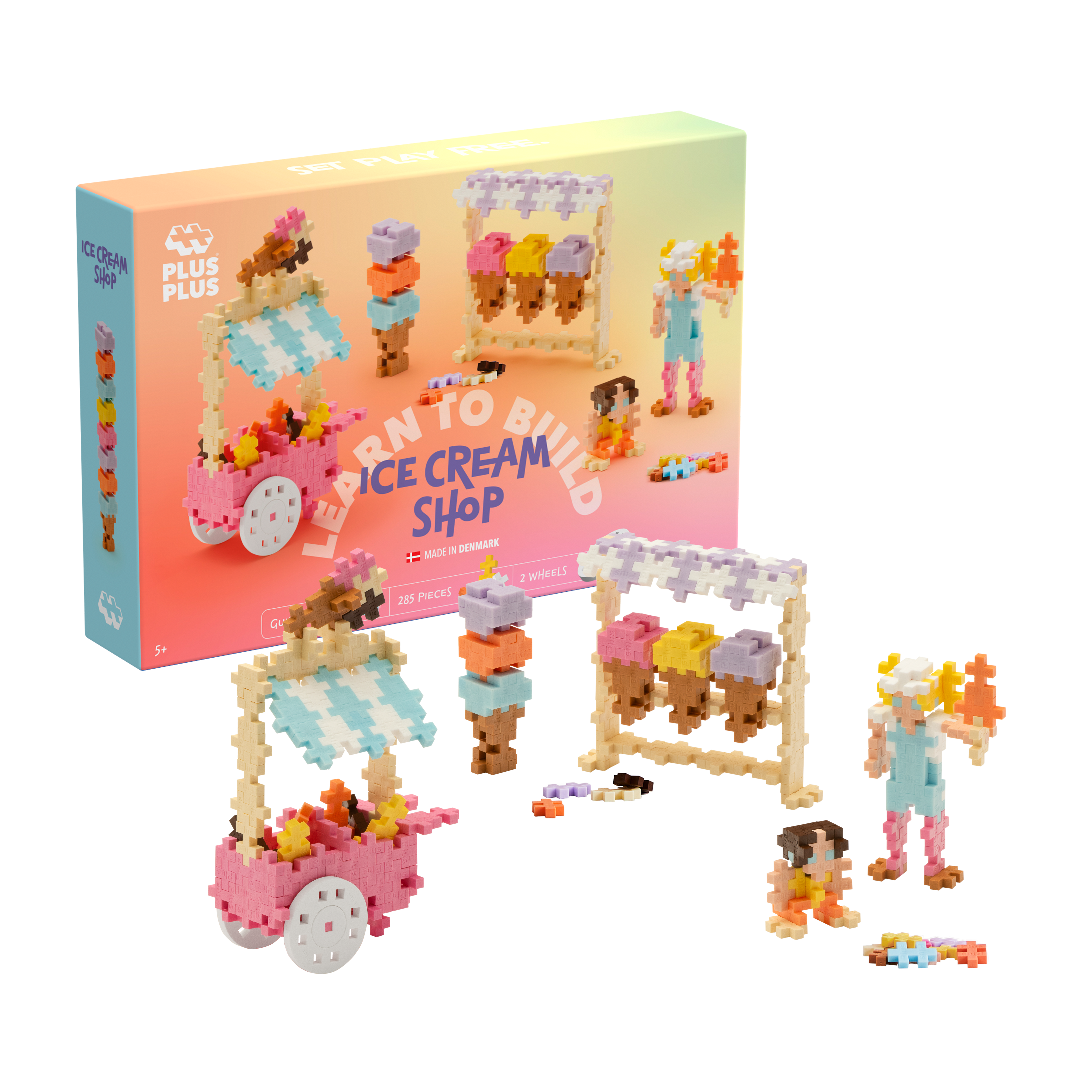 Plus-Plus Learn to Build – Isbutikk, 285 deler