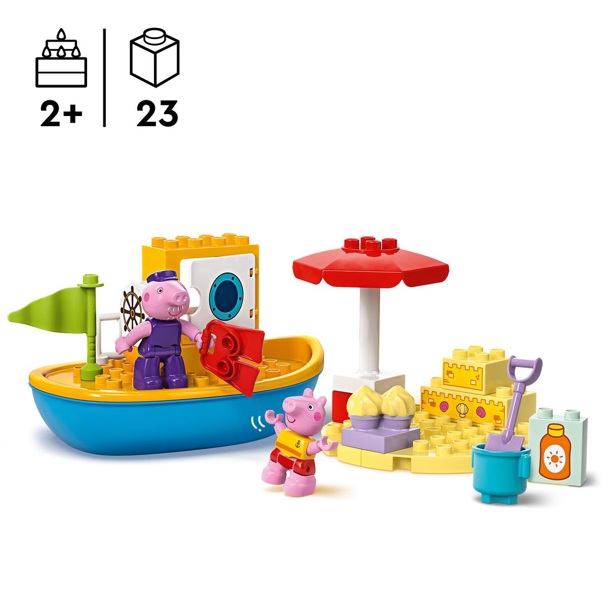 LEGO DUPLO 10432, Peppa Gris – Båttur