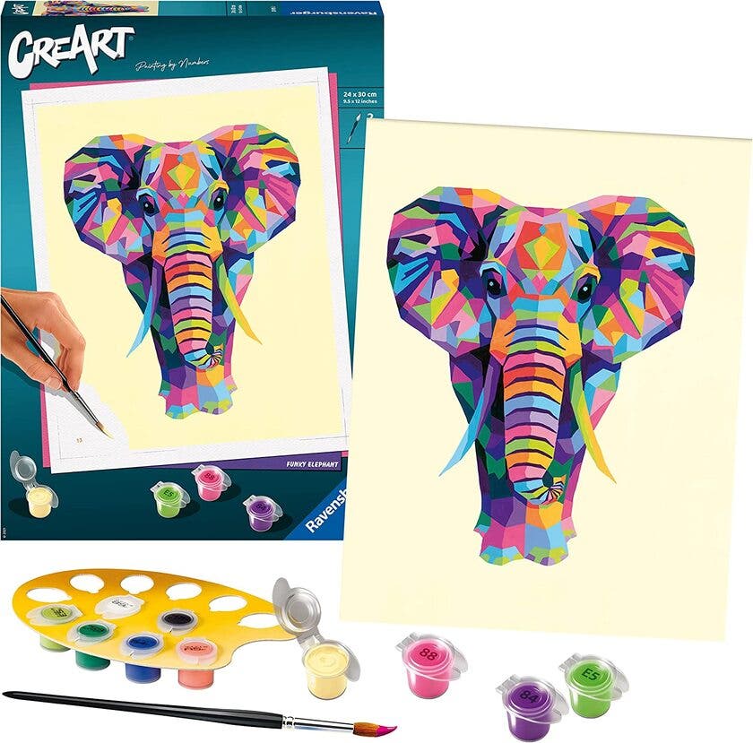 Ravensburger, CreArt Funky Elephant