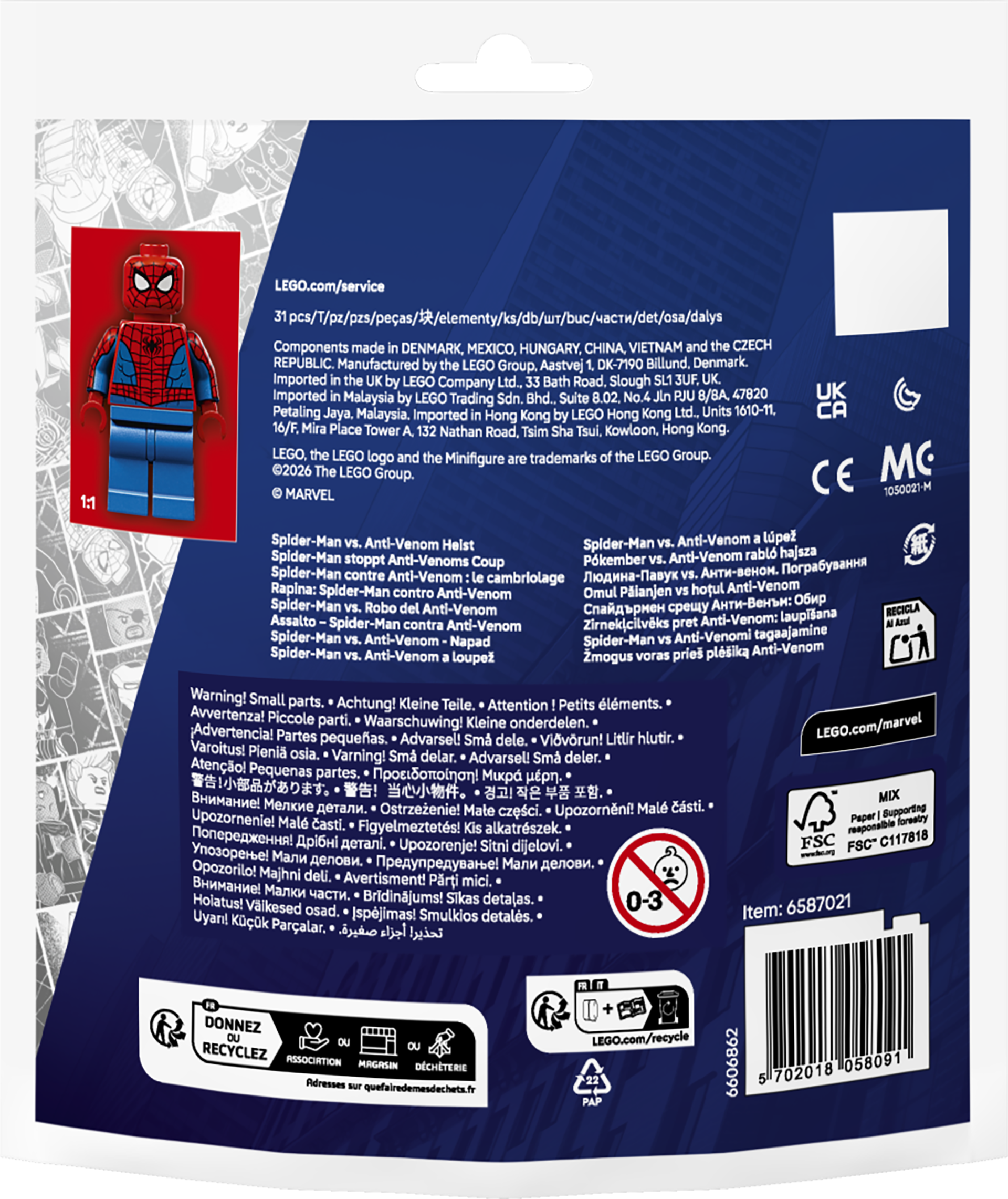 LEGO Spider-Man mot Anti-Venom – rån 30725