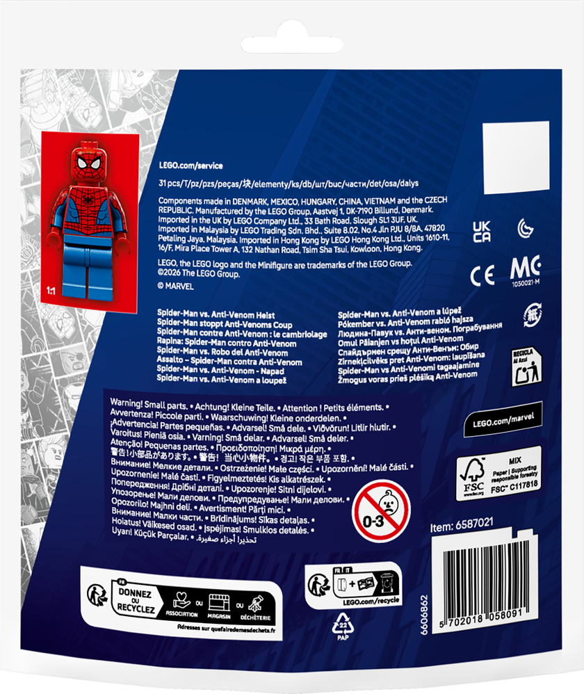 LEGO Spider-Man mot Anti-Venom – rån 30725