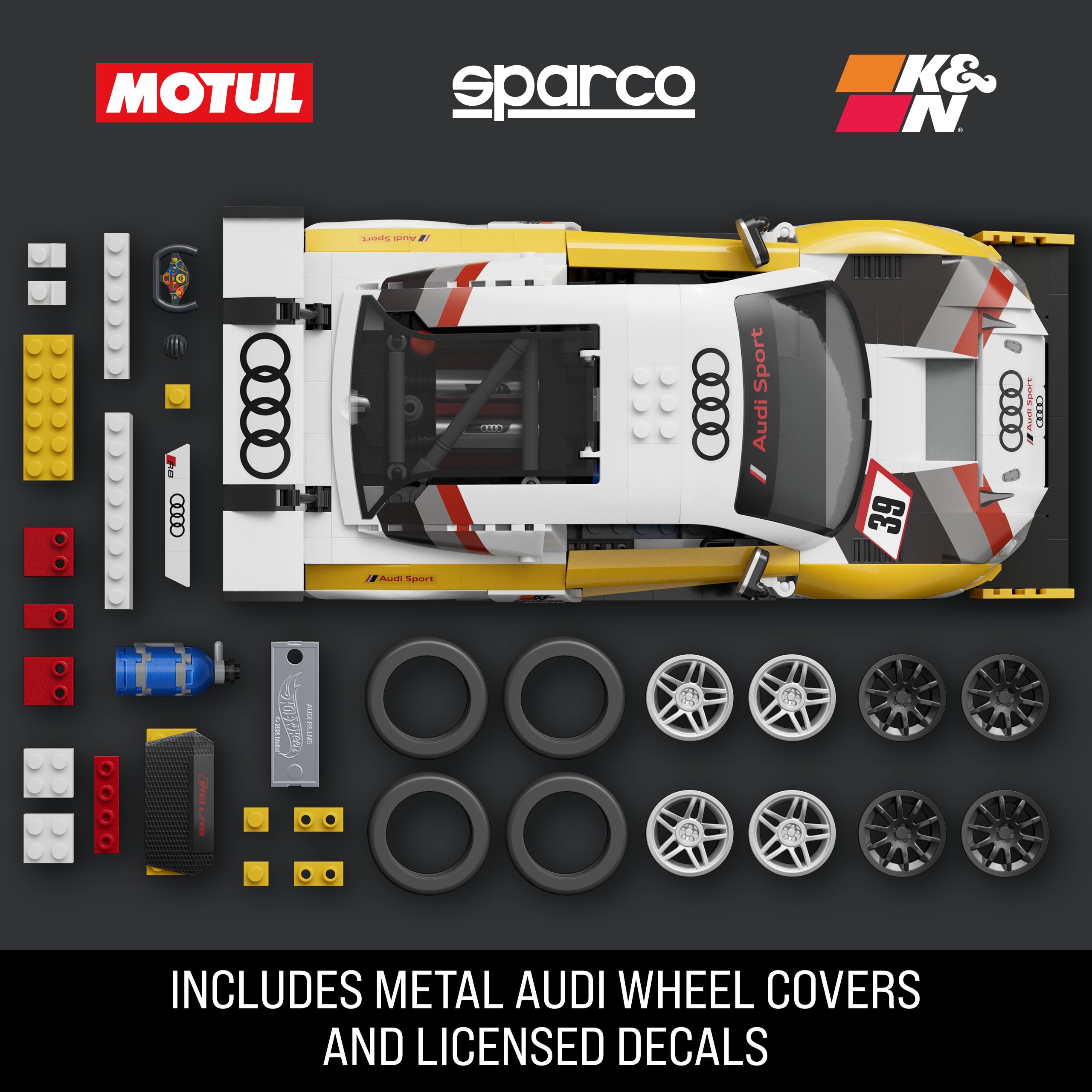 Hot Wheels Audi R8 LMS Byggesett