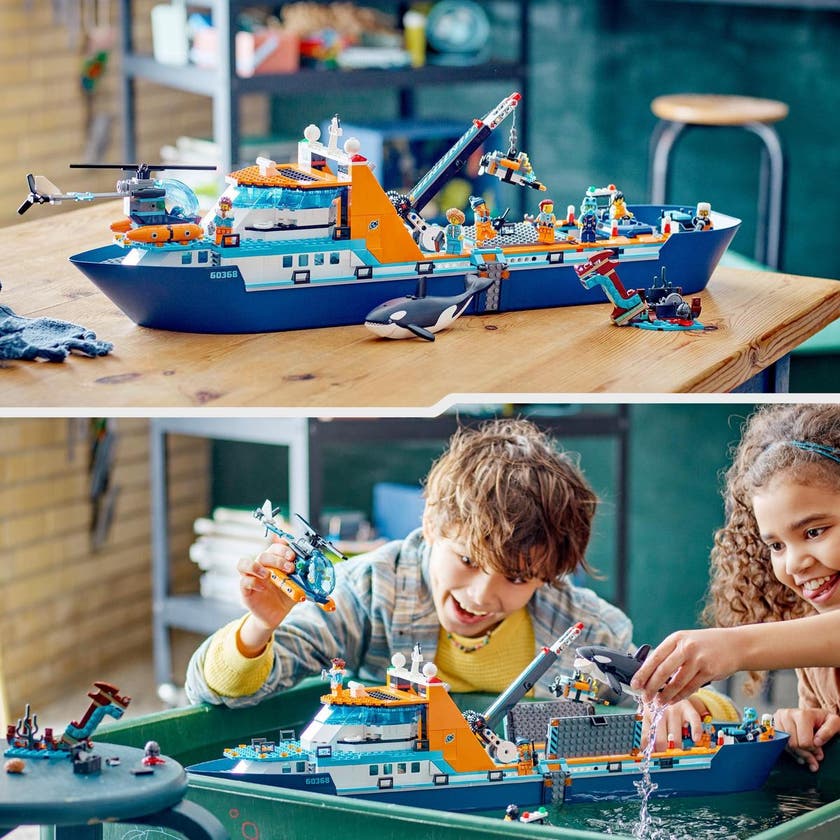 LEGO City 60368, Polarforsker og skip
