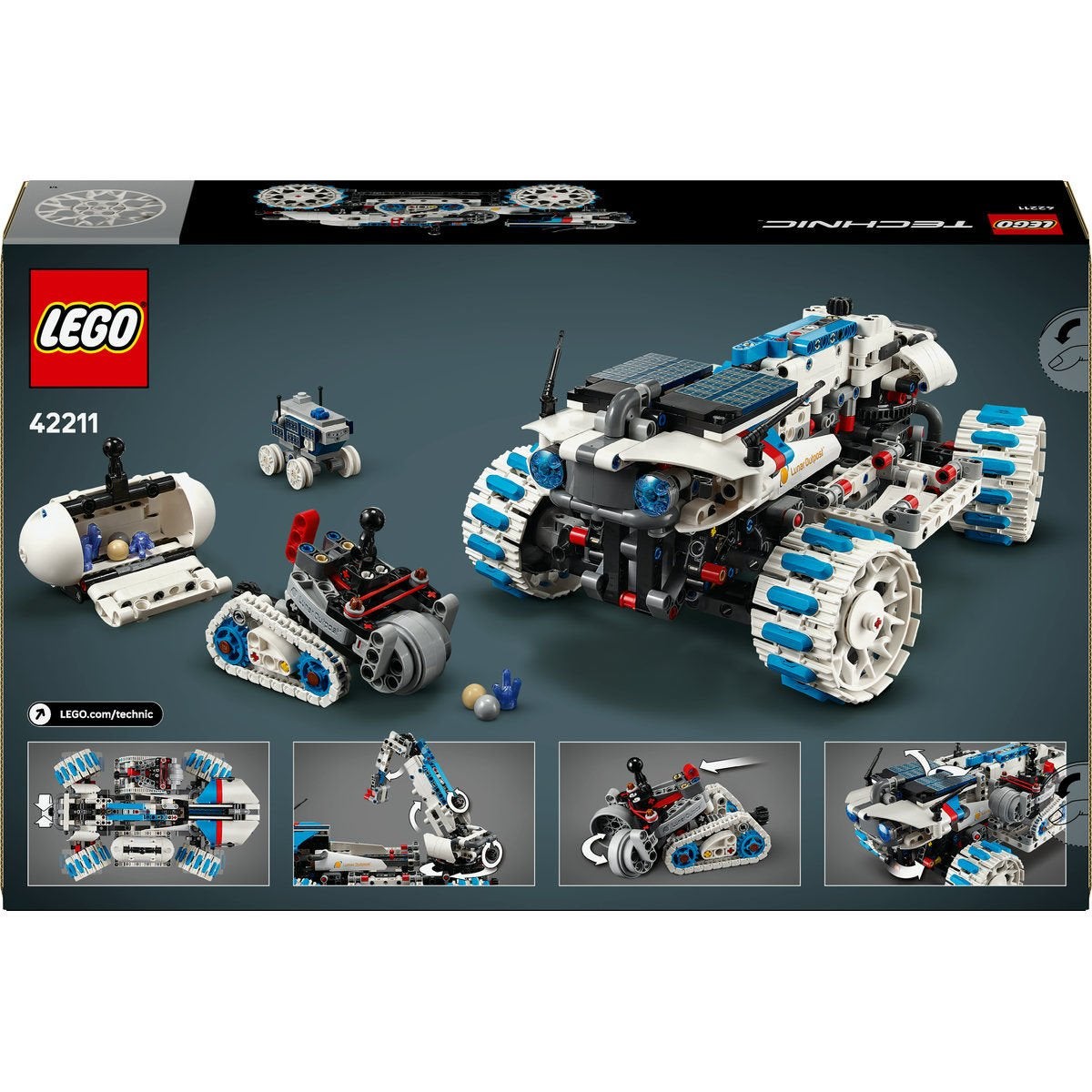 LEGO Technic 42211, Lunar Outpost™ månerover romfartøy