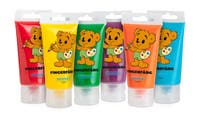 Bamse Fingermaling 6-pakk