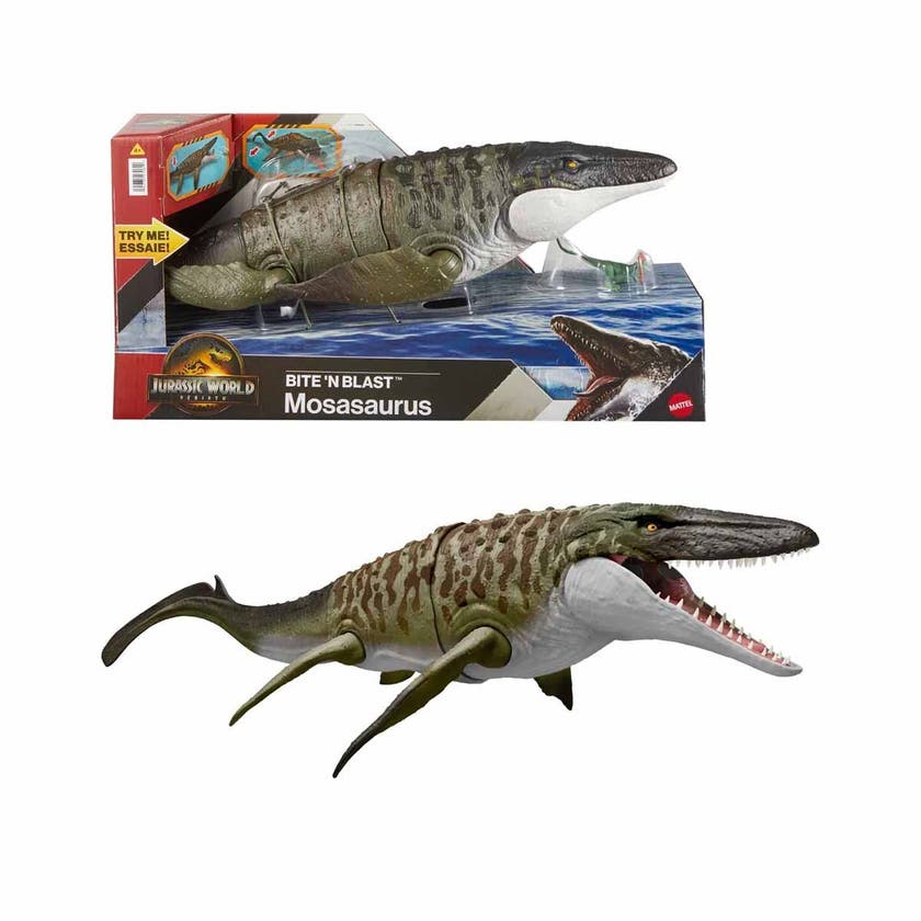 Jurassic World Rebirth Bite & Blast Mosasaurus
