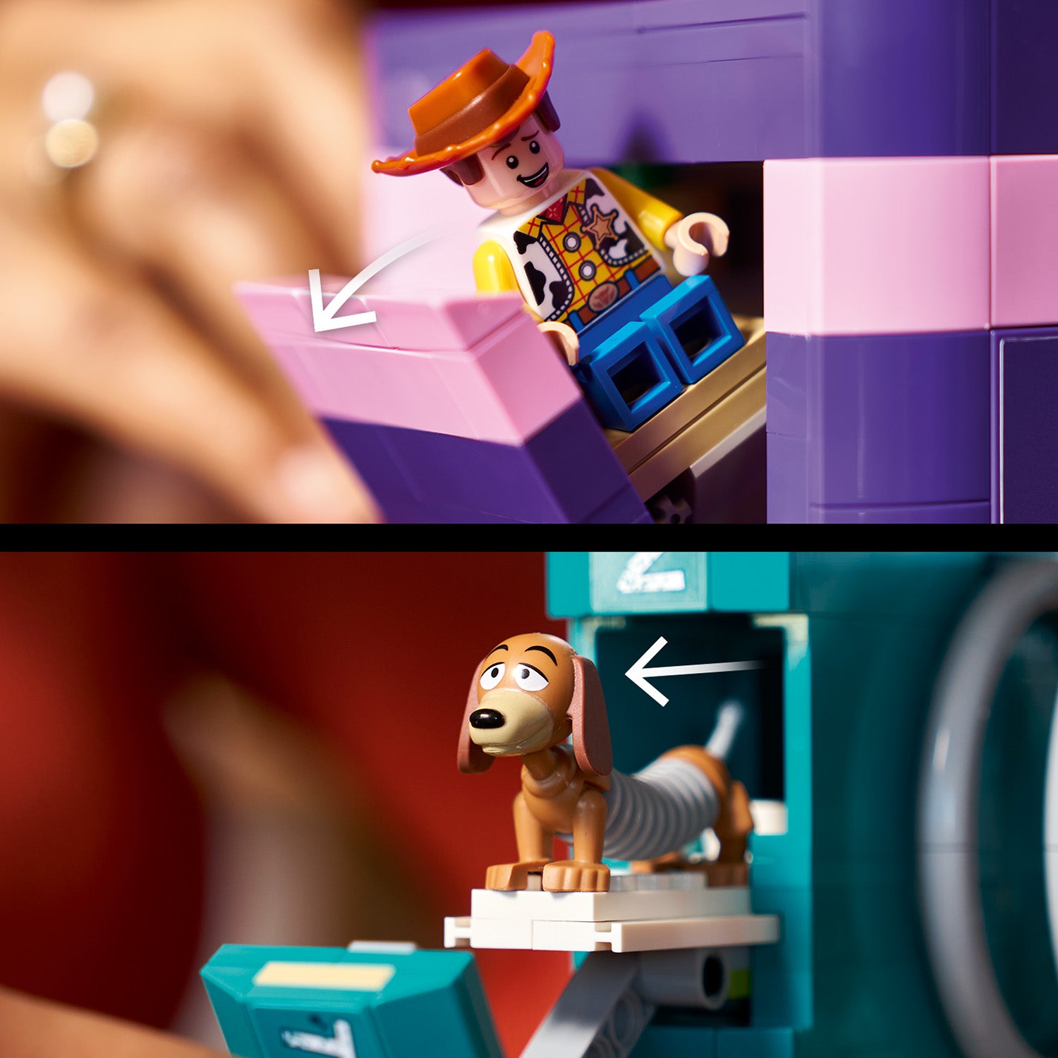 LEGO® ǀ Disney og Pixar Bokstøtter av Slinky Dog fra Toy Story 43301