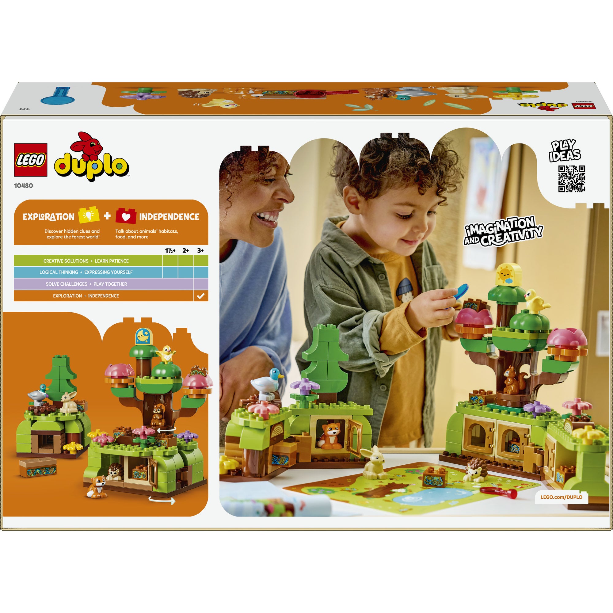 LEGO® DUPLO® Spennende skog med ville dyr 10480