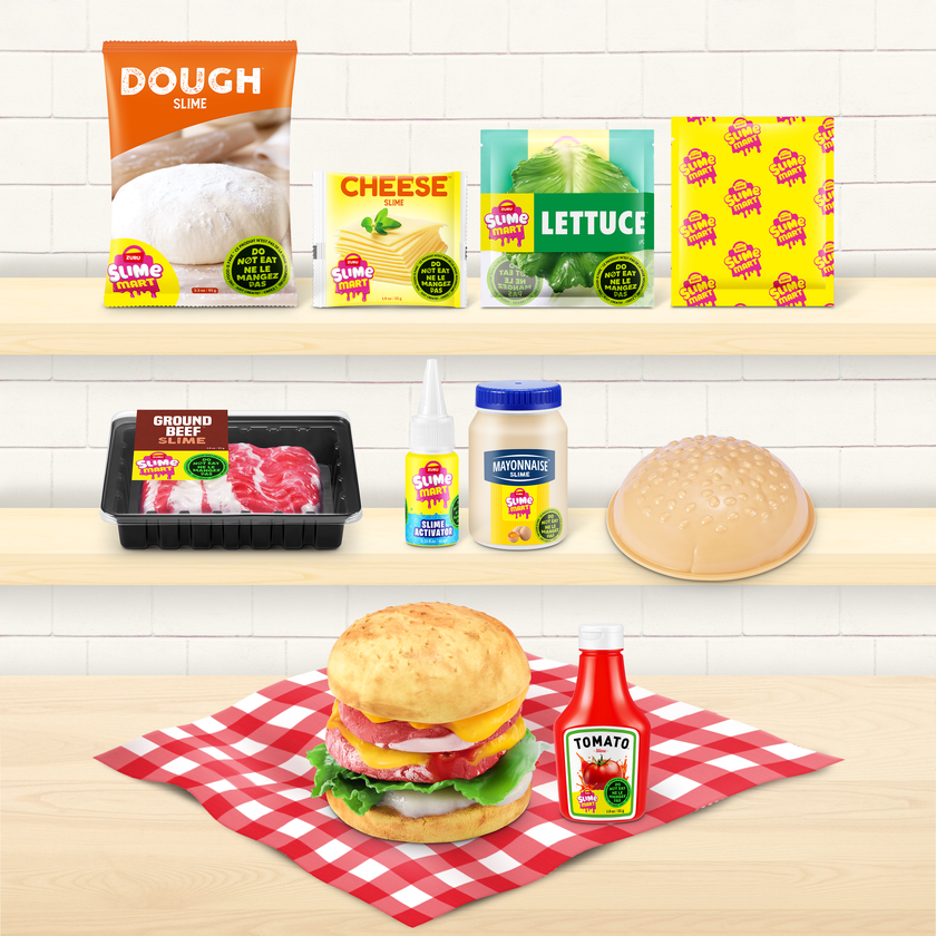 Slime Mart Small Shopping Basket Fast Food