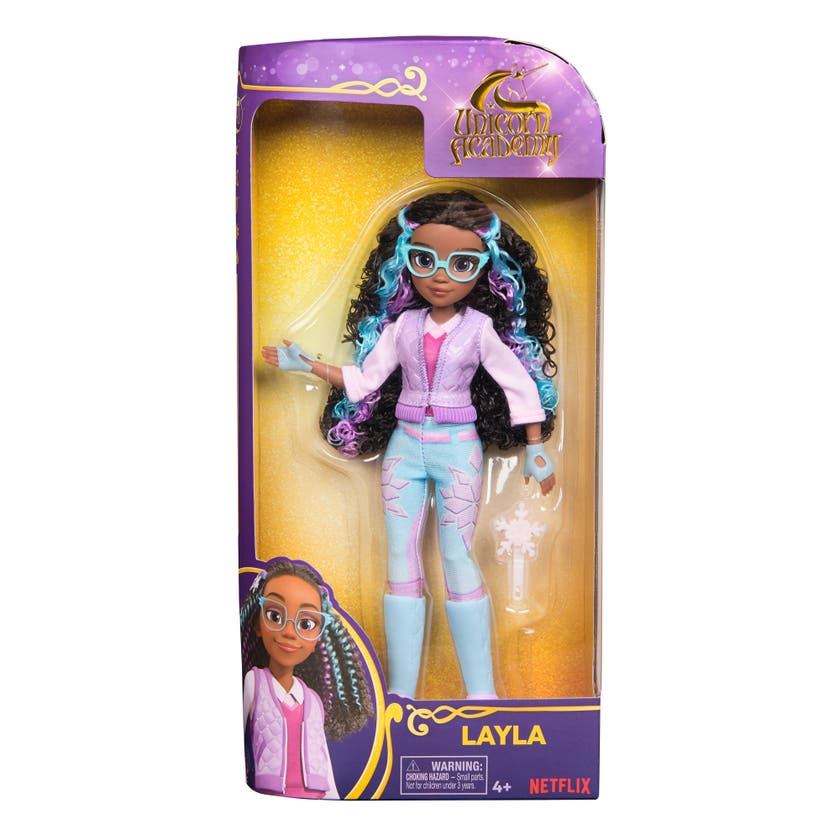 Unicorn Academy Motedukke 24 cm, Layla