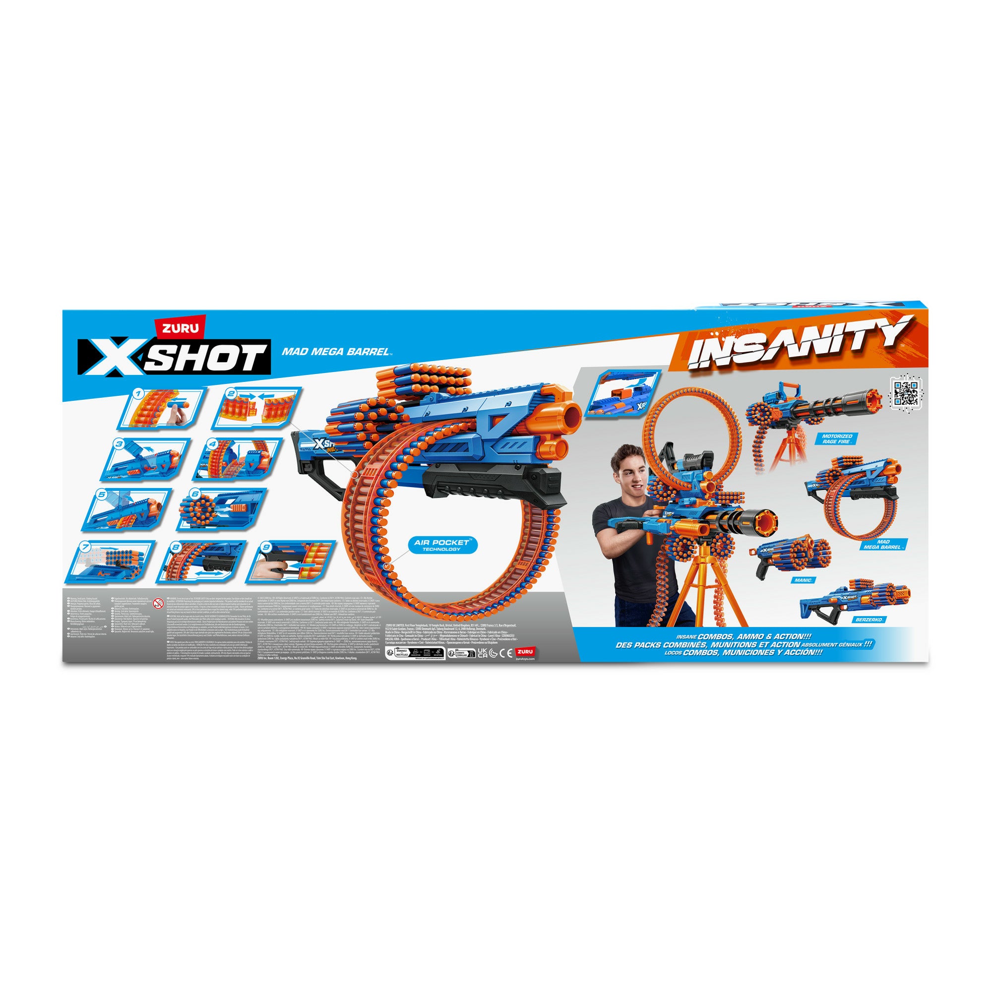 XSHOT Insanity Mad Mega Barrel