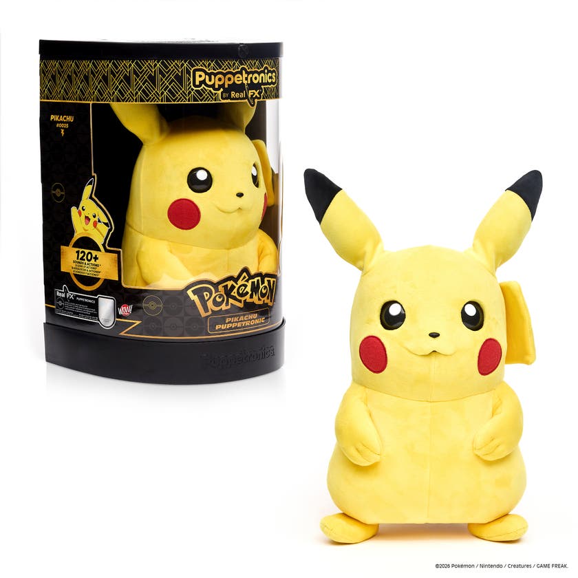 Puppetronic Real FX Pokemon Pikachu 40 cm