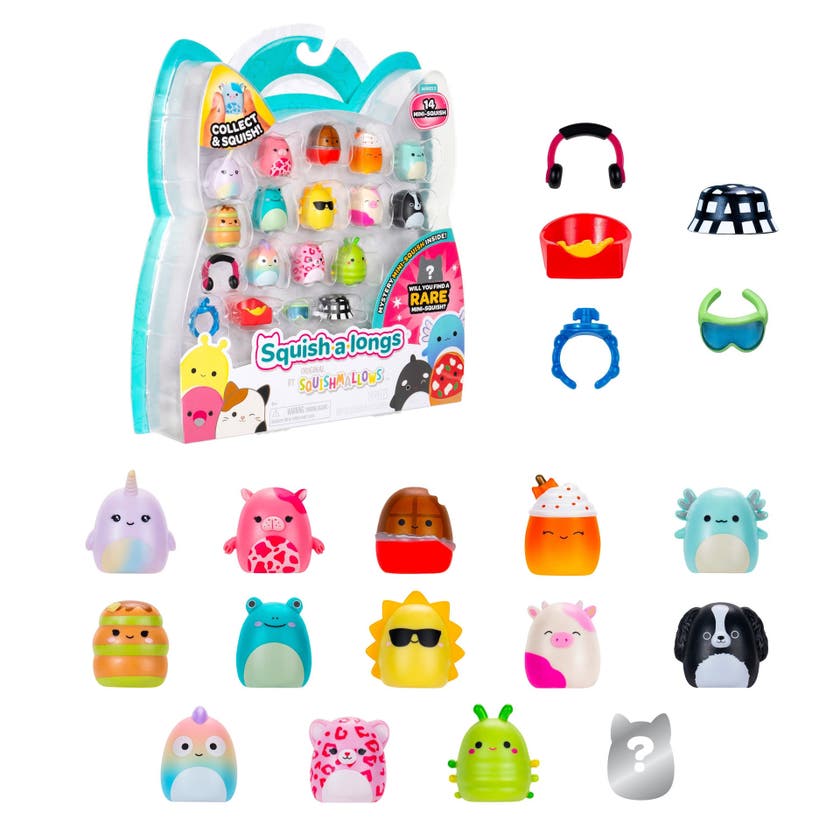 Squish-a-longs 2,5 cm 14 Pack Style 1 S3