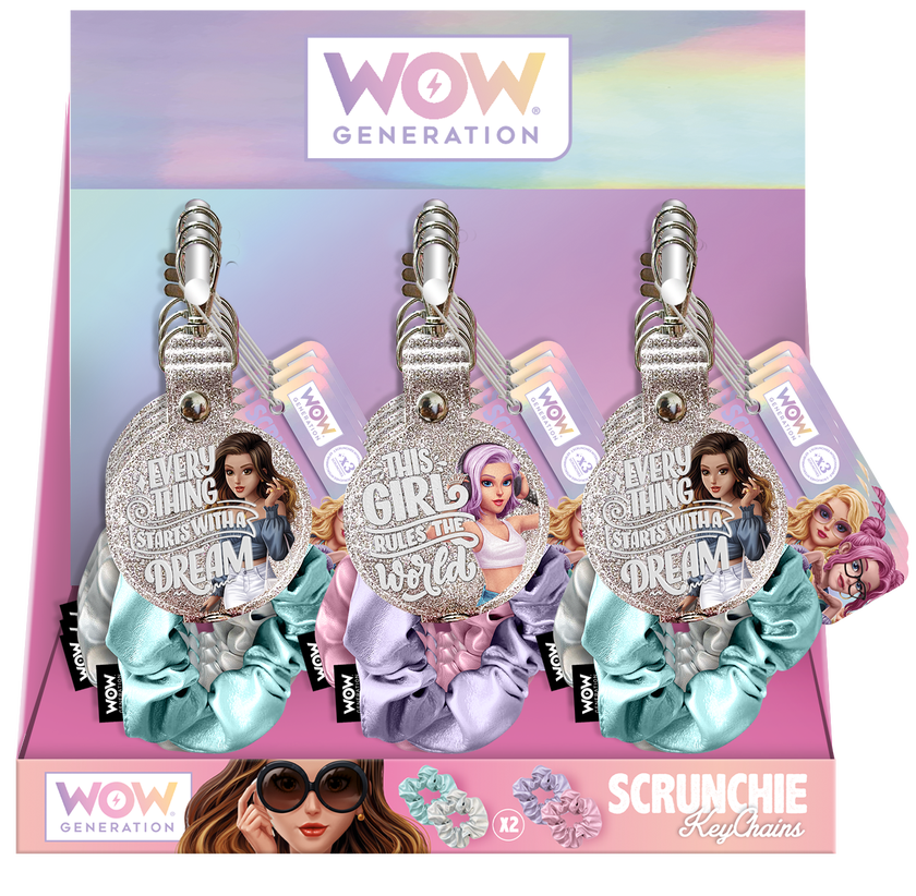 WOW Generation, Scrunchie Nøkkelring, 2-pakning