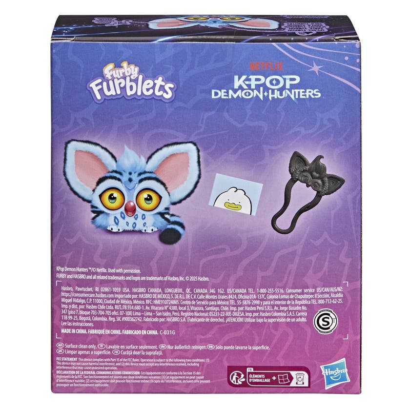 Furby Furblets Derpy Tiger KPop Demon Hunters kosedyr