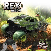 Sharper Image Rex Recon radiostyrt lastbil med dinosaur