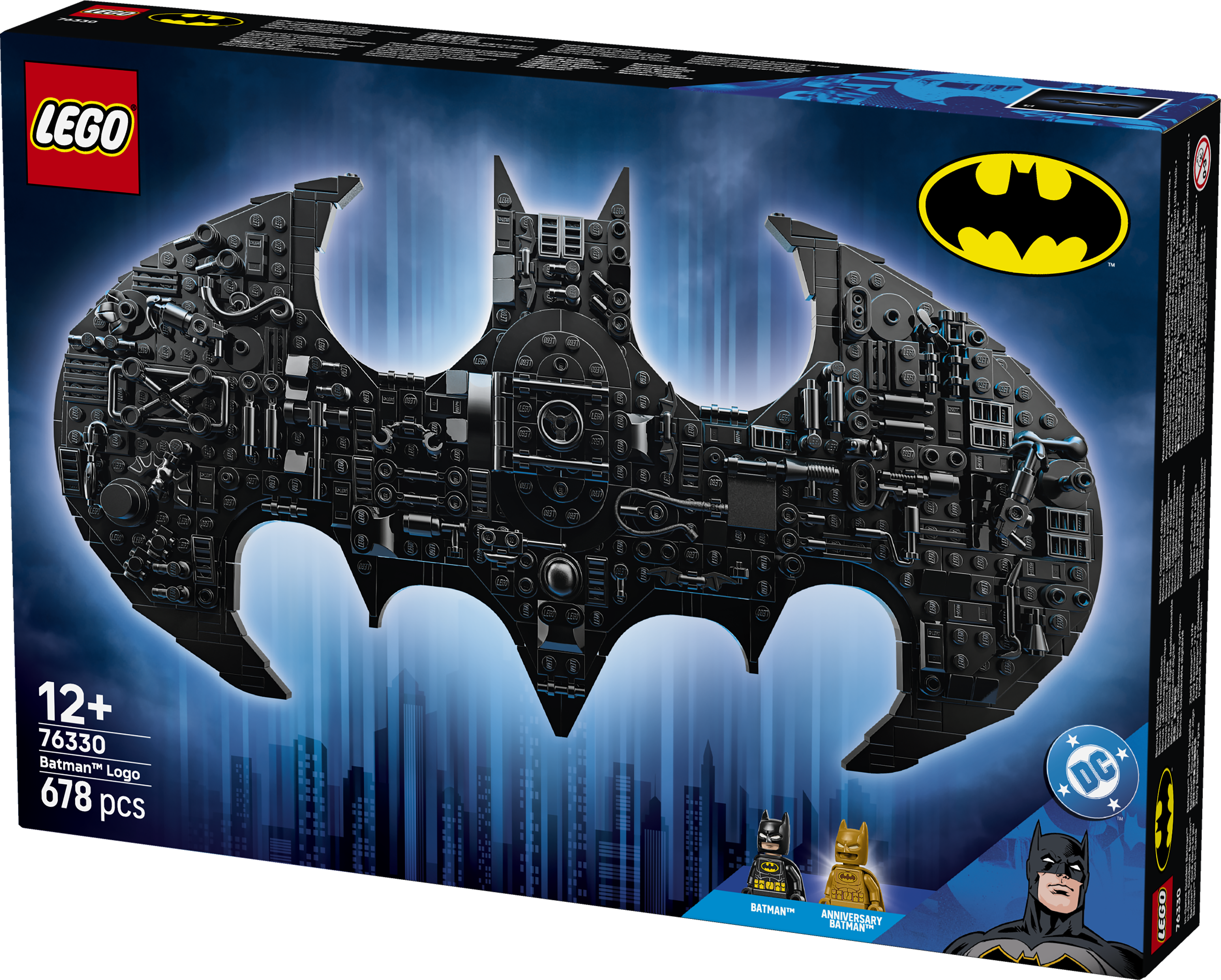 LEGO® DC Batman™: Logoen til Batman. Superhelt-leke 76330