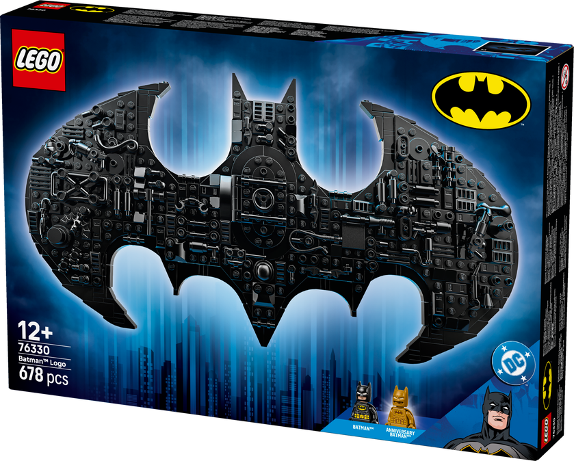 LEGO® DC Batman™: Logoen til Batman. Superhelt-leke 76330
