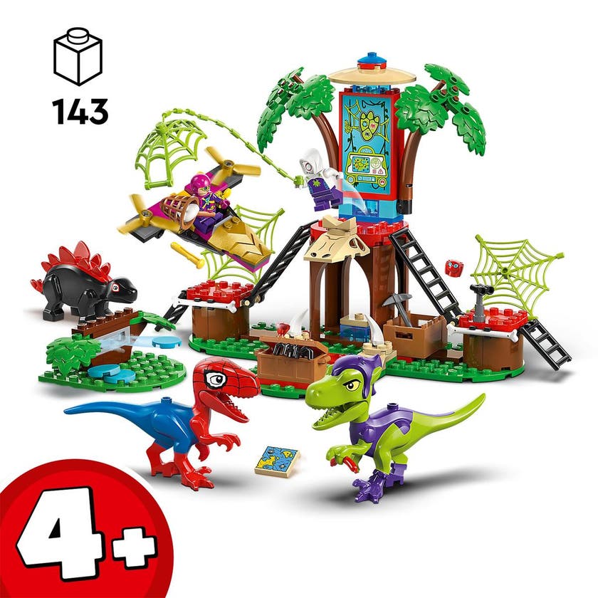 LEGO Spidey 11200, Spideys og Gobbys raptor-kamp ved trehytta