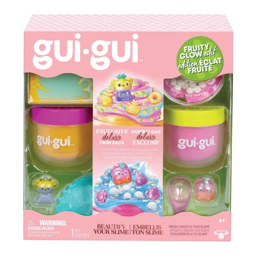 GUI GUI Deluxe Slime 2-pakk Fruity Glow
