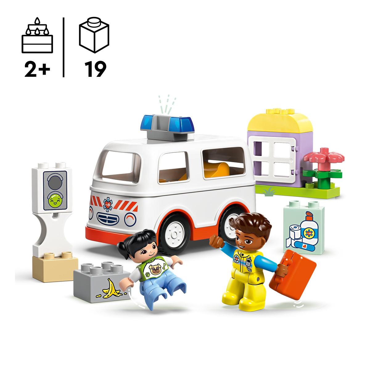LEGO DUPLO Town 10447, Ambulanse og fører