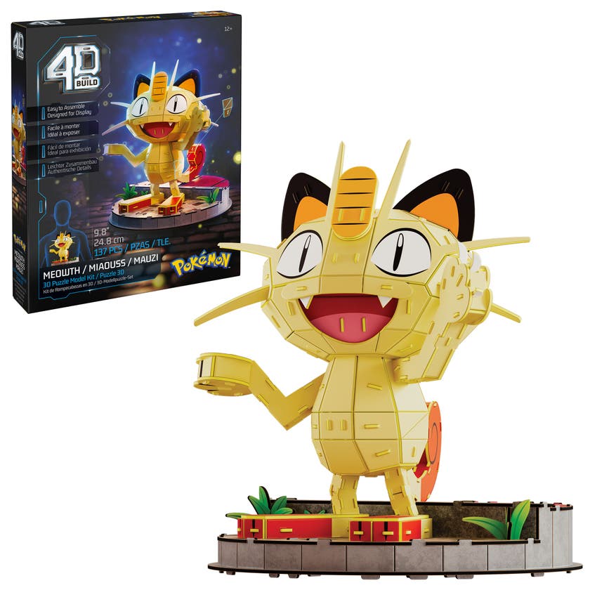 4D Build Pokémon Meowth 3D-puslespill