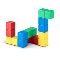 TYTAN Magnetiske kuber 16-delsett
