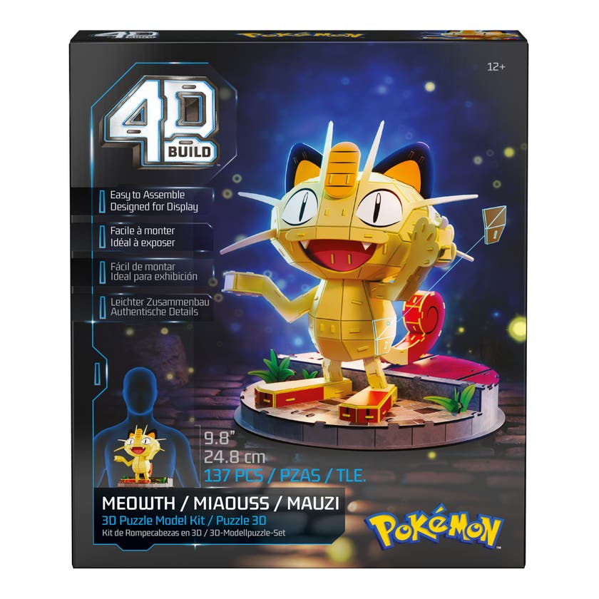4D Build Pokémon Meowth 3D-puslespill