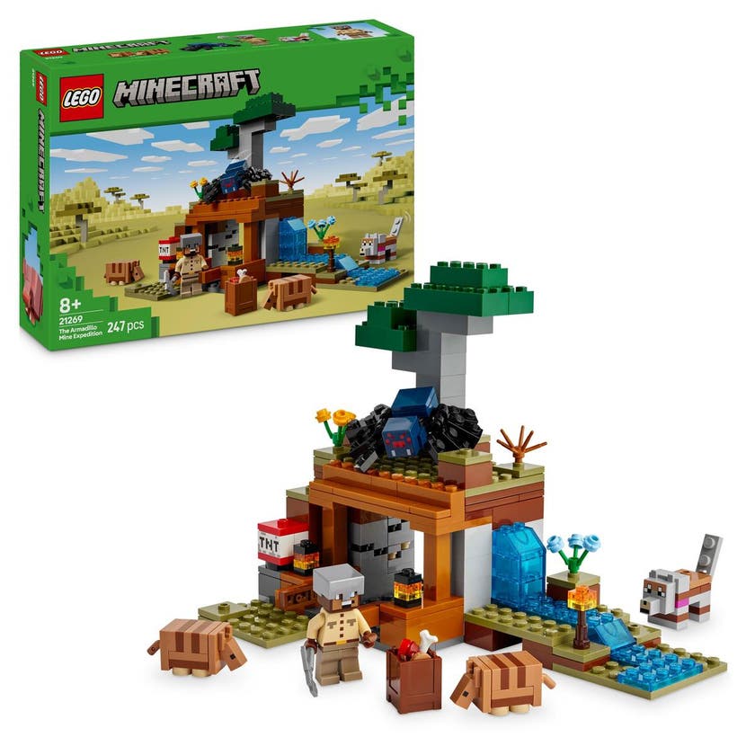 LEGO Minecraft 21269, Ekspedisjonen til beltedyrgruvene