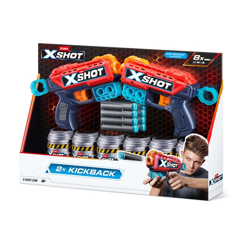 X-Shot, EXCEL, Double Kickback (8 dart, 6 bokser)