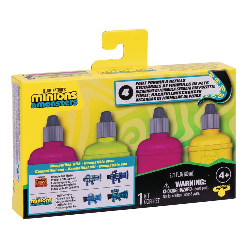 Minions & Monster - Supreme Fart Blaster Refill 4PK