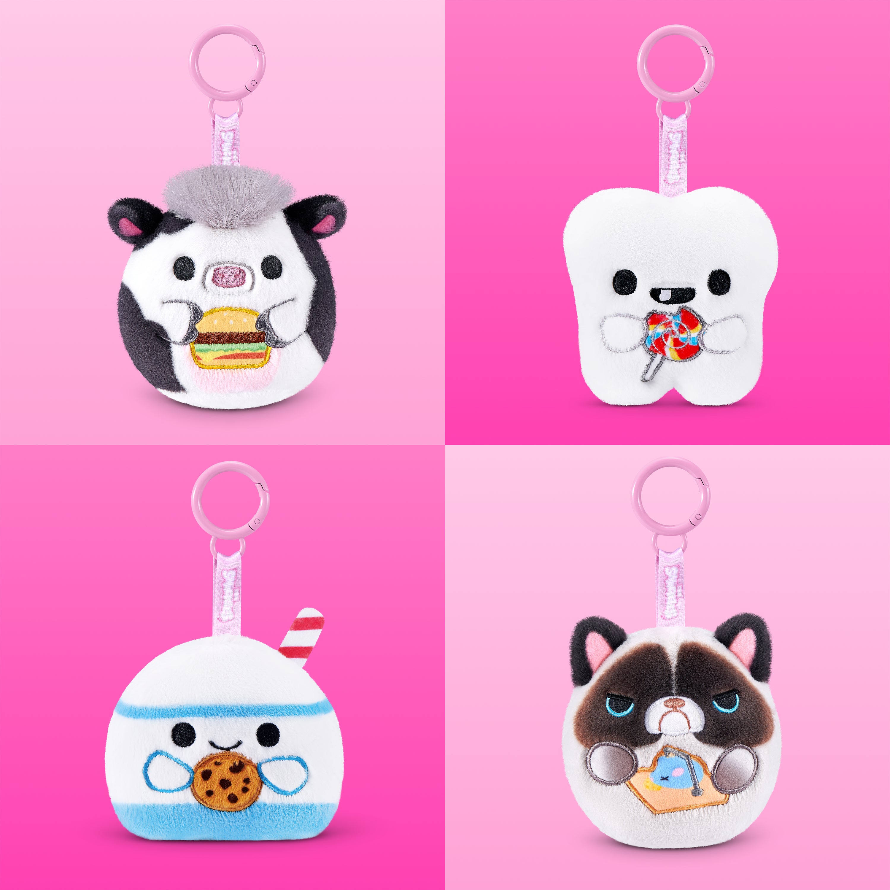 Snackles Keychains 8 cm kosedyr