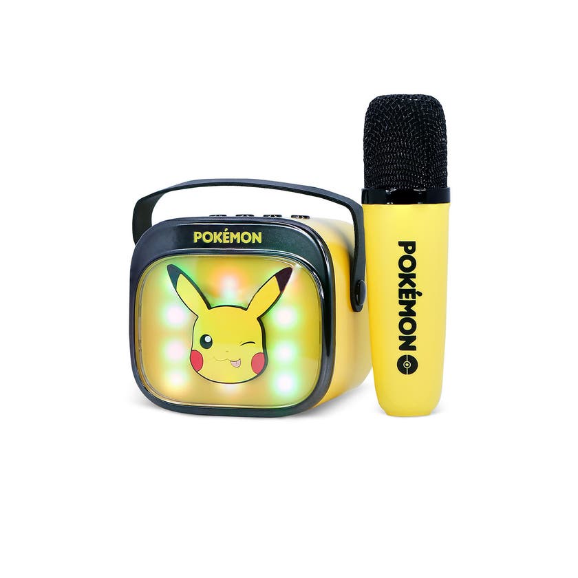 Pokémon Karaokehøyttaler Pikachu LED-mikrofon