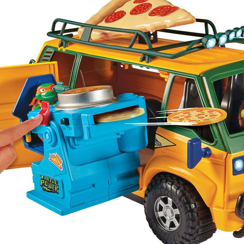 Turtles Mutant Mayhem Pizzaleveringsbil