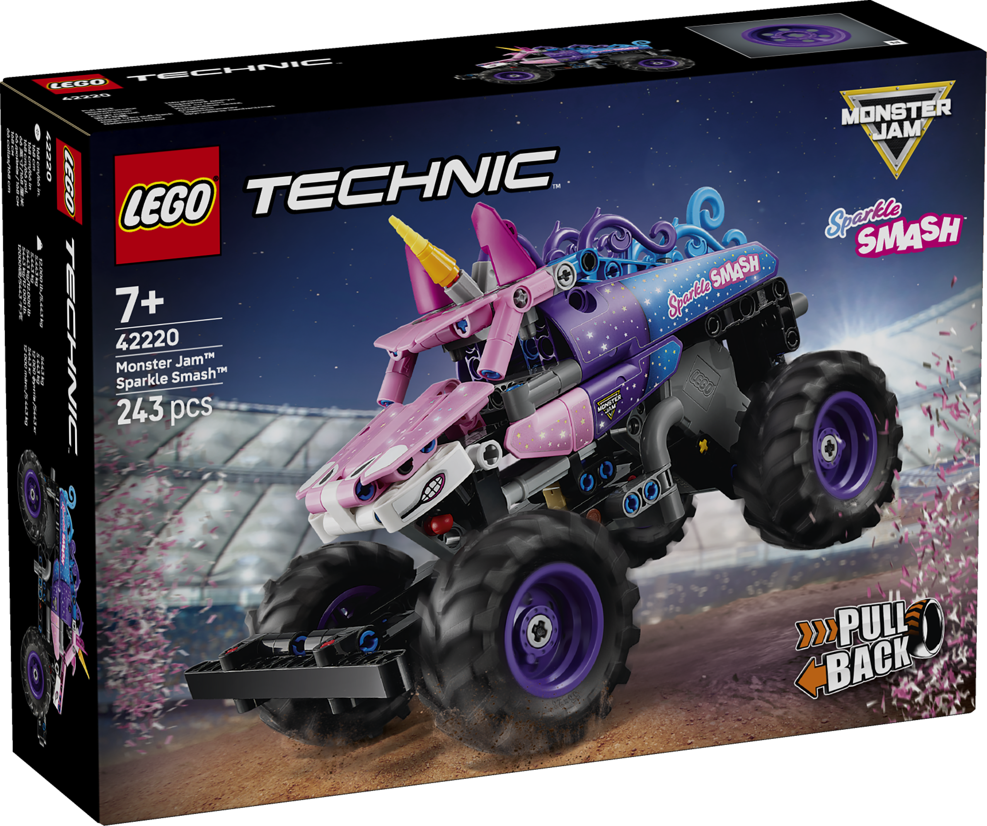 LEGO® Technic Monster Jam™ Sparkle Smash™ pullback 42220