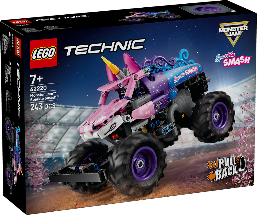 LEGO® Technic Monster Jam™ Sparkle Smash™ pullback 42220