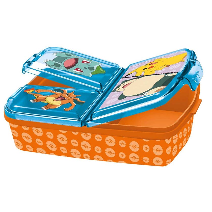 Pokémon Matboks med flere rom, 18 x 13 cm