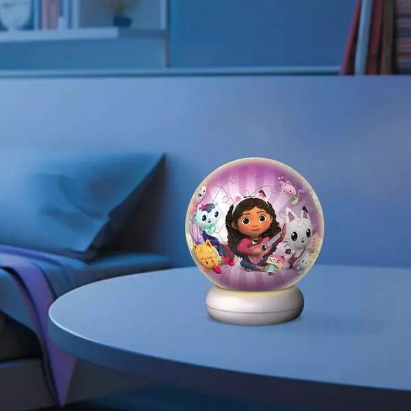 Ravensburger Puzzle-Ball Nightlight Gabby's Dollhouse 72 deler