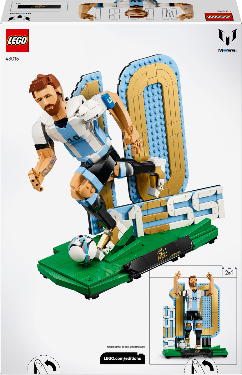 LEGO® Editions Fotball-legenden Lionel Messi. Byggesett 43015