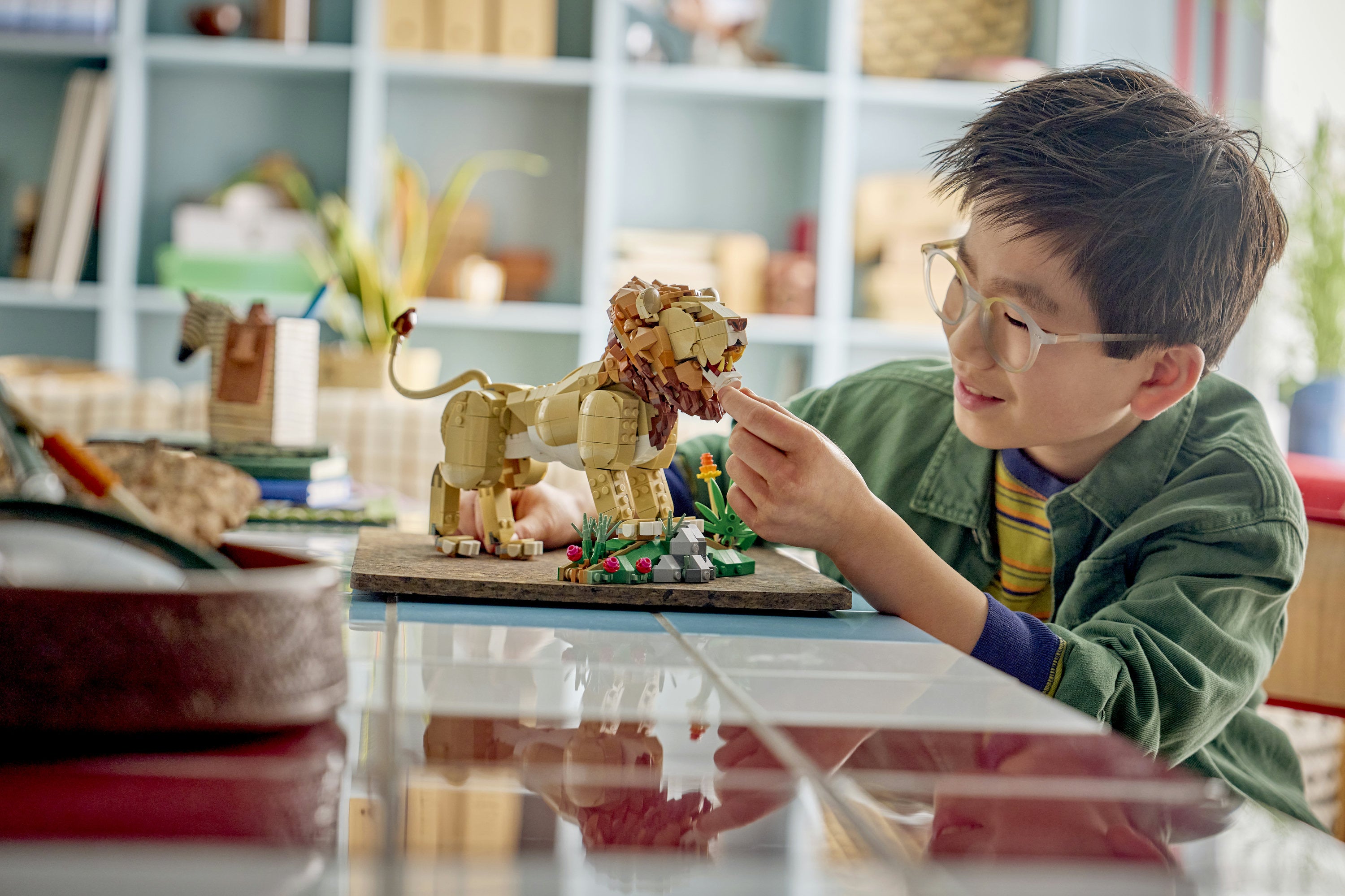 LEGO® Creator 3-i-1 Ville dyr: Majestetisk løve 31386