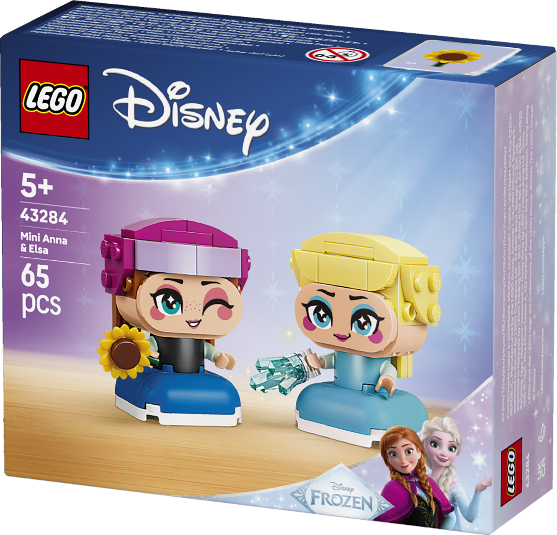 Miniatyrer av Anna og Elsa