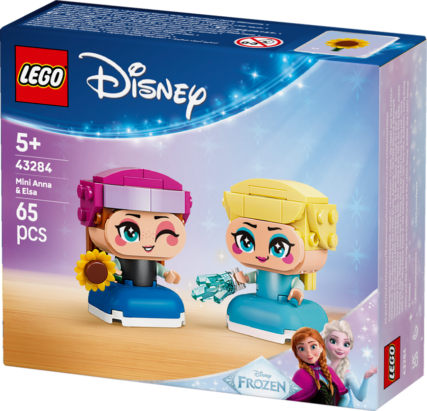 Miniatyrer av Anna og Elsa