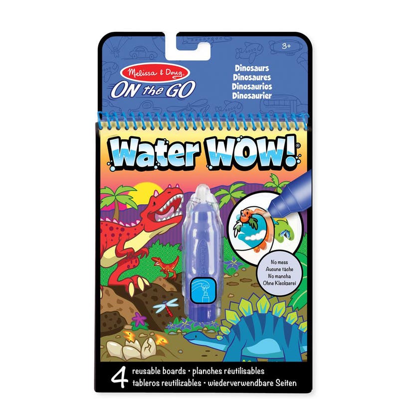 Water WOW! Dinosaurs malebok
