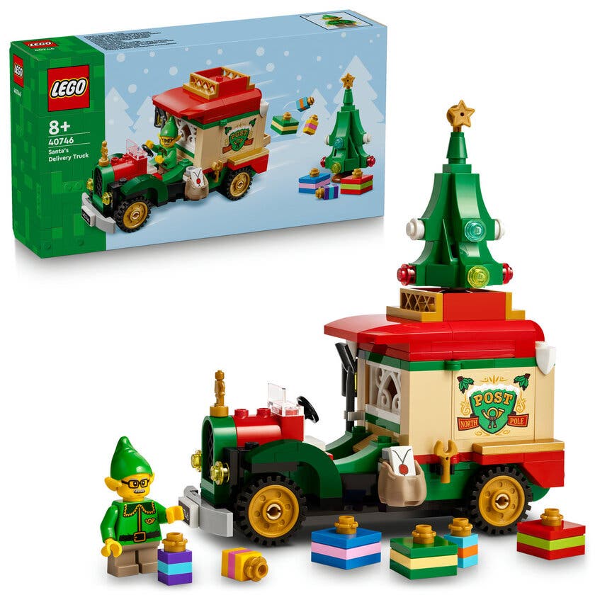 LEGO® Julenissens budbil Lekebil for rollelek 40746
