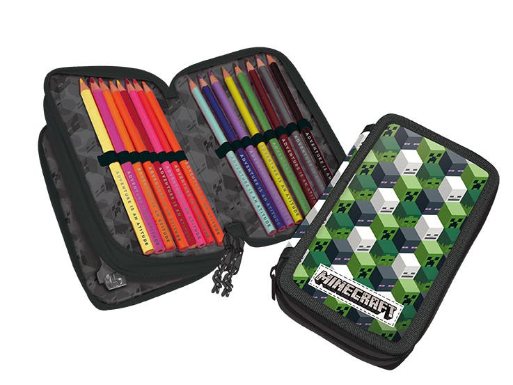 Minecraft, Dobbelt Pennal med Innhold